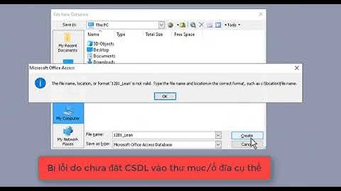 Access 2003  Tạo CSDL mới