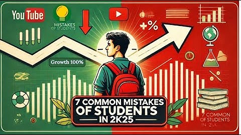 🚫 7 Mistakes Students Must Avoid for a Better Career 🎯