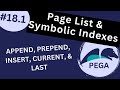 Pega 8.7 Tutorial: Hotel Booking Application #18.1 - Page List & Symbolic Indexes