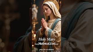 "One Hail Mary Can Change Everything". #PowerOfPrayer# #OneHailMary# #PrayerChangesThings#