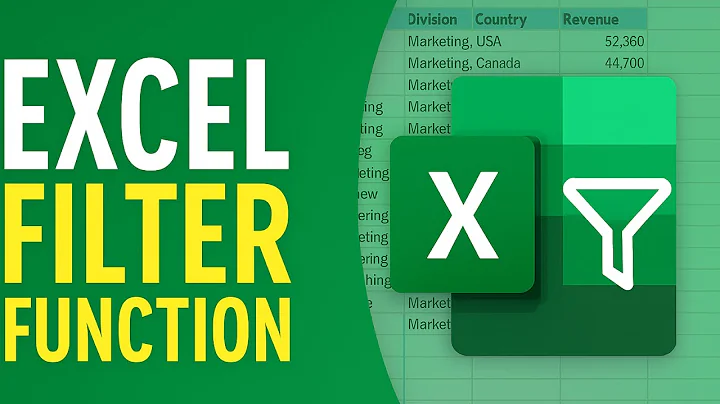Excel FILTER Function Explained | Dynamic Data Filtering Made Easy