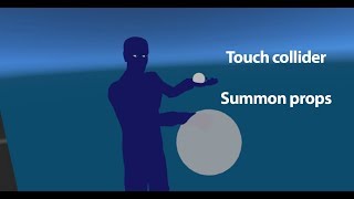 VRchat Particle triggers - Touch collider, summon props!