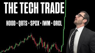 Details The Tech Trade is looking BULLISH! $HOOD $QBTS $SPCX $IWM $ORCL STOCKS Update