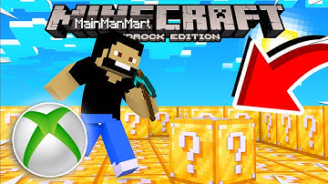 How to Get Lucky Block on Minecraft Bedrock Edition (Xbox One, MCPE, PS4, PS5) - Lucky Block Realm