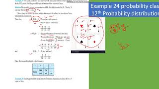 class 12th probability distriution concept ace question example 24