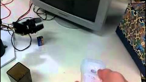 Lynxmotion AL5A controlled with Wiimote