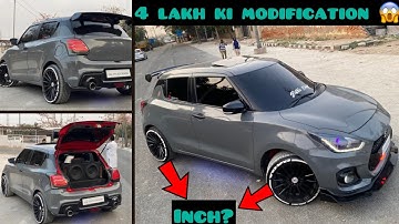🔥🔥Most viral swift😱🔥|| Full Modified 🔥 20 hazar मे karwaya wrap😱🔥|| लाउड म्यूजिक सिस्टम 🔥