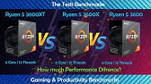 Ryzen 5 3600 Xt Vs 3600x Vs 3600 Benchmarks Youtube