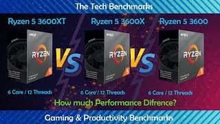 Ryzen 5 3600XT vs Ryzen 5 3600x vs Ryzen 5 3600| How much Performance Difference?|Which one is best?