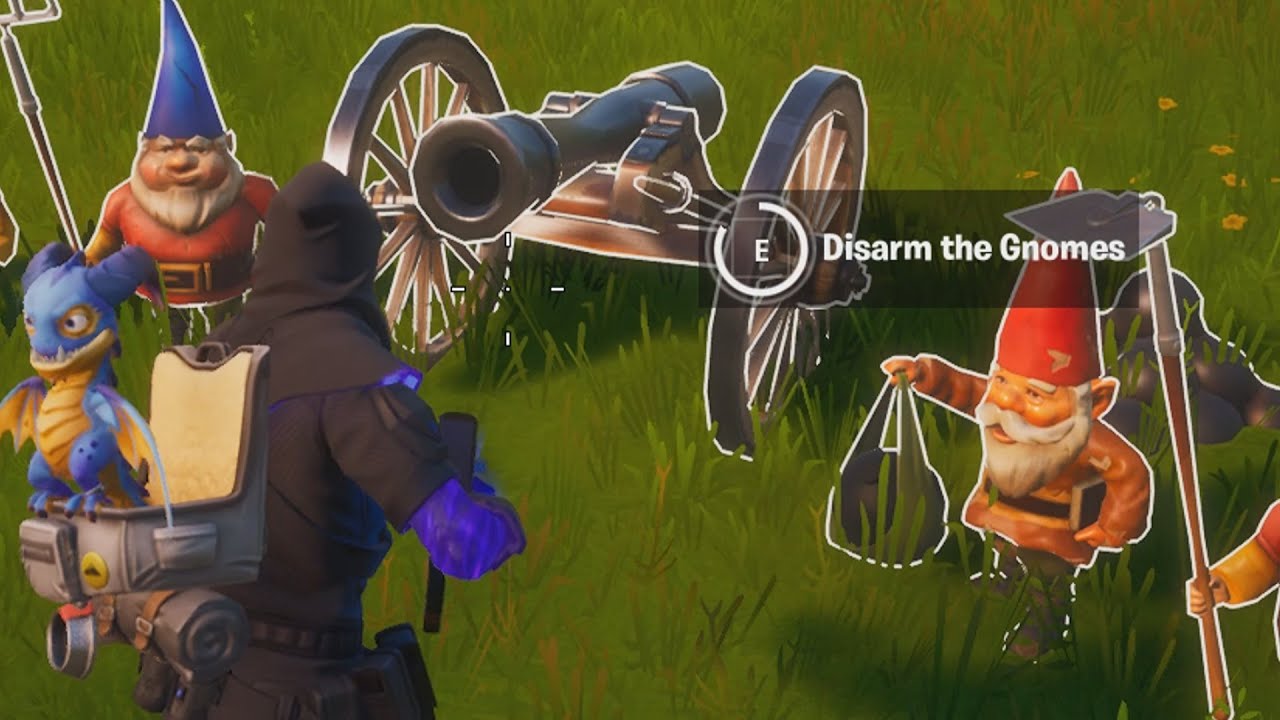 🕵️‍♀️ Disarm the Teddys and Disarm the Gnomes - Fortnite Secret Challenge