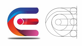 Alphabet logo design - E- || Best logo Design idea || Graphic Station screenshot 2