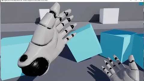trying out physics based hands in vr UE4.26