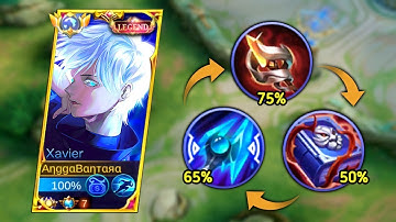 14 WINSTREAK FULL SOLO RANKED | GLOBAL XAVIER BUILD & EMBLEM 1 HIT DELETED ENEMY 2023 | MLBB