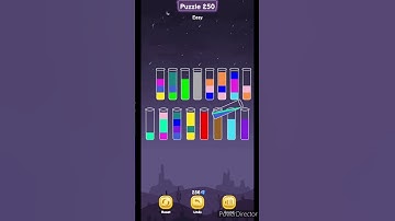 Water Color Sort Puzzle 250 #shorts