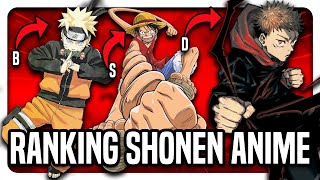 The ULTIMATE Shonen Anime Tier List