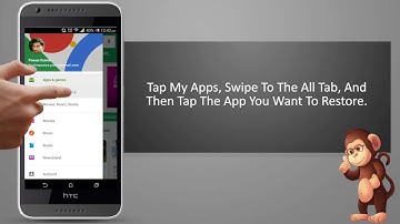 HTC How to Restore apps from Google on  smart phones user guide support
