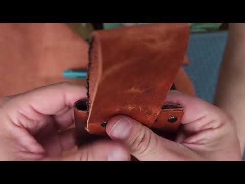 First Leather Knife Sheath - Build Series 4 of 5 (Language and Frustration)