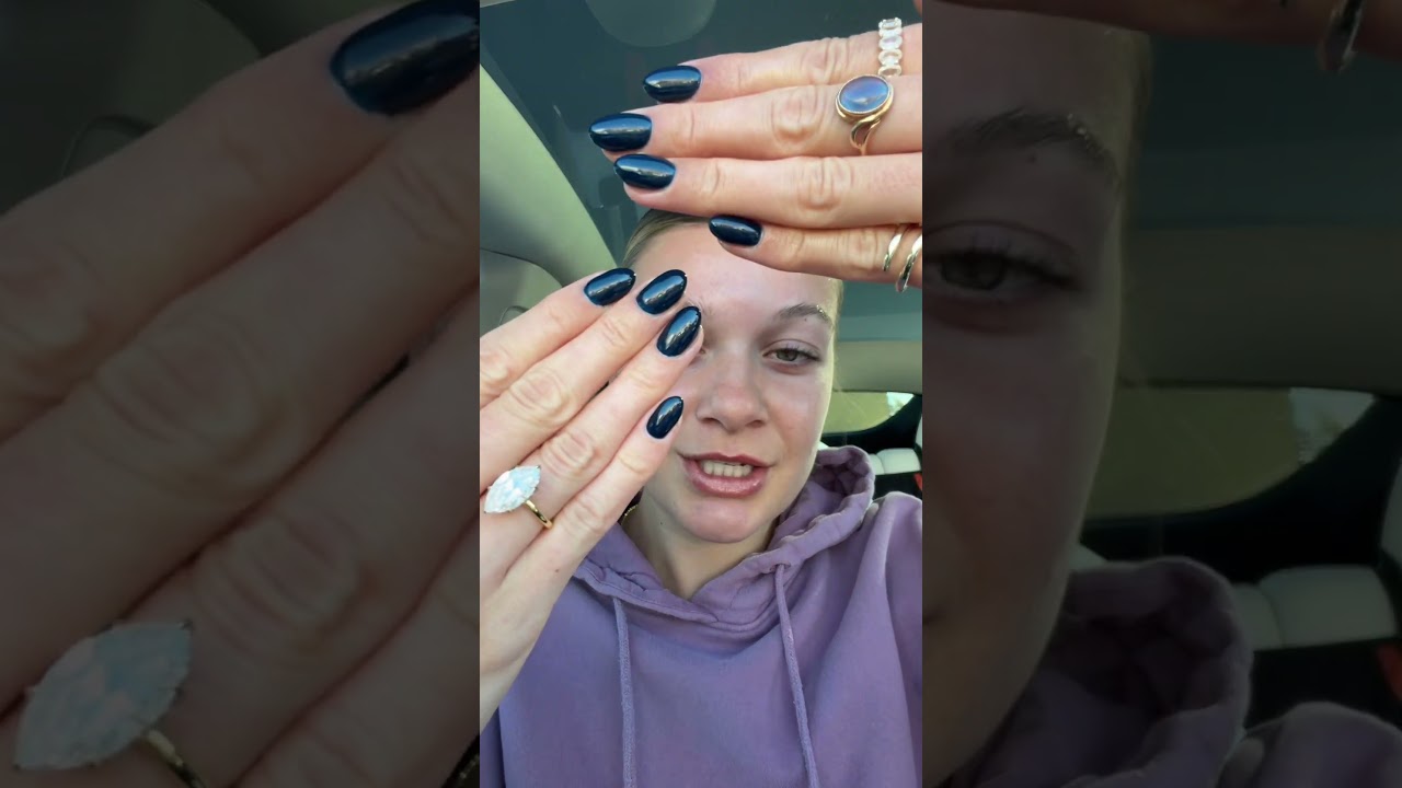 ТЕМНО-СИНИЙ НОГТИ НОЯБРЬ!! 💙 