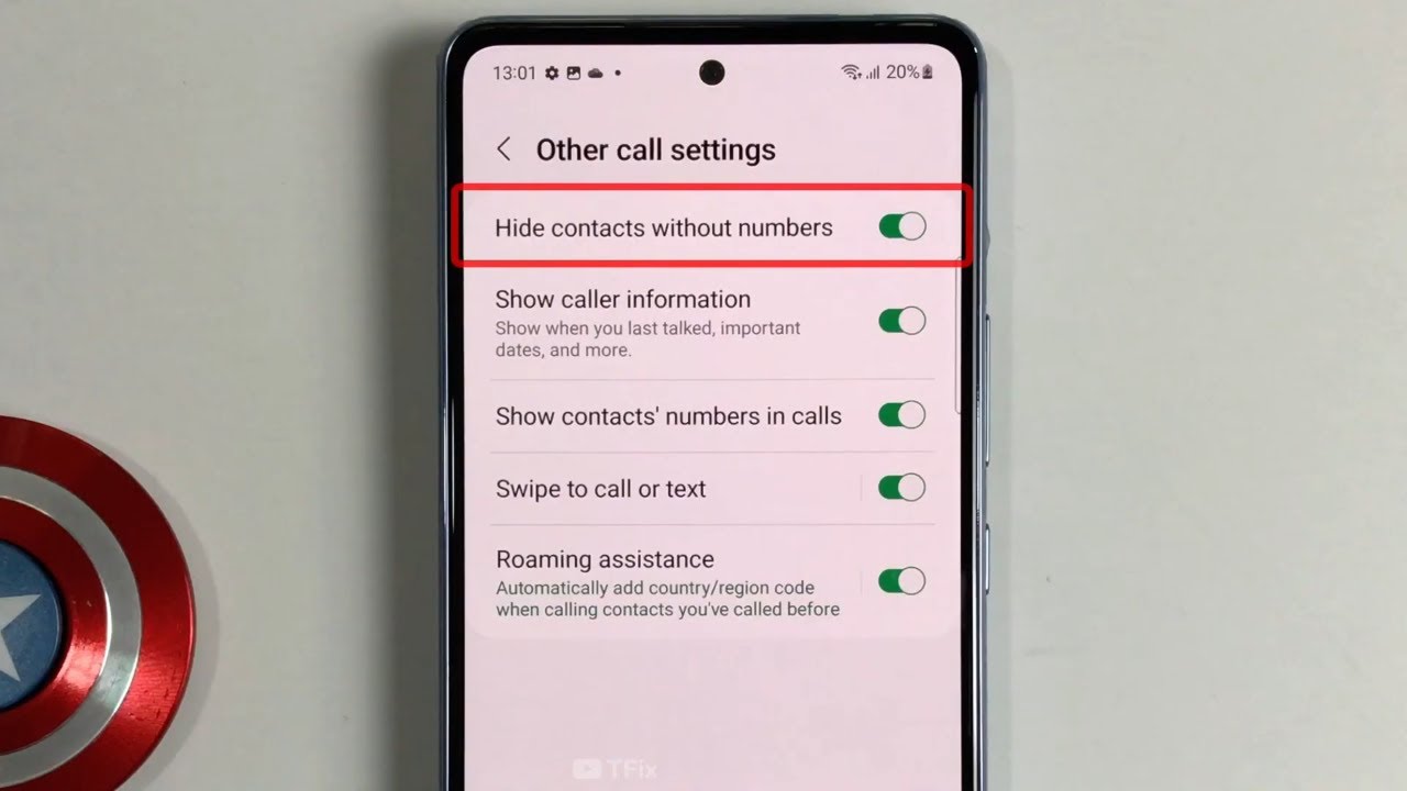Hide contacts without numbers on Samsung A53 5G Android 12 - YouTube