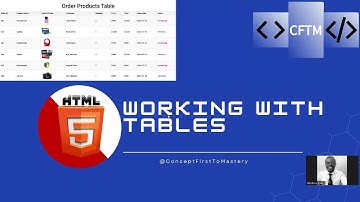 HTML5 Table Tutorial: Building an Order Table from Scratch