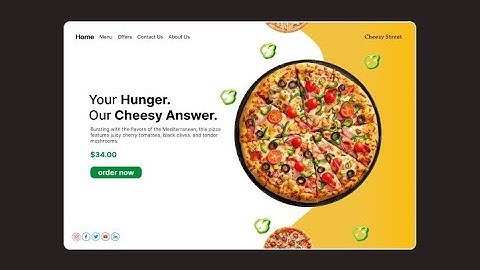 🍕 Pizza Website Animation Design in Figma – Full Tutorial for Beginners (UI/UX)
