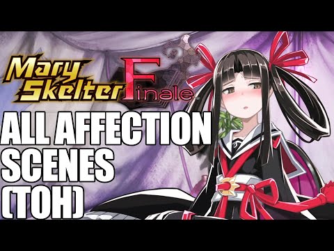 Mary Skelter Finale Toh ALL Affection Scenes (Red Riding, Kaguya, Gretel, Thumbelina, Cinderella)