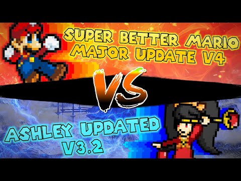 M.U.G.E.N - Super Better Mario Majorly Updated V4 + Ashley Updated V3.2