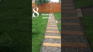 10 ideas de pisos para caminos de  jardines