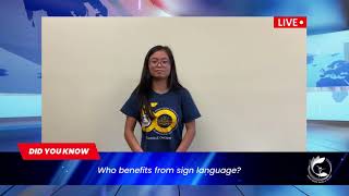 OCSD - Day 6 of International Week of Deaf People with Lily
