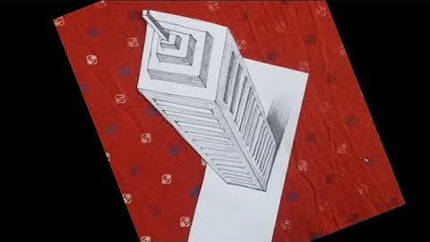 Drawing 3D  Skyscraper on paper/ How to draw a Big Building Illusion- #Drawing  #Art #HowToDraw