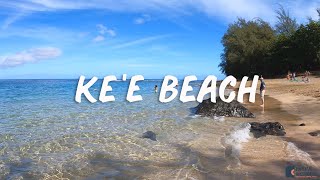 The best snorkeling at Ke'e Beach at Ha'ena State Park, Kauai, Hawaii Resimi