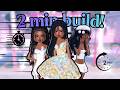 2 Minute Build Challenge in Dress To Impress ⏳✨