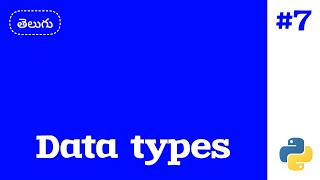 Data types in Python #python #datatypes @Z2H_Tech #z2htech #pythonintelugu #integers #float #string