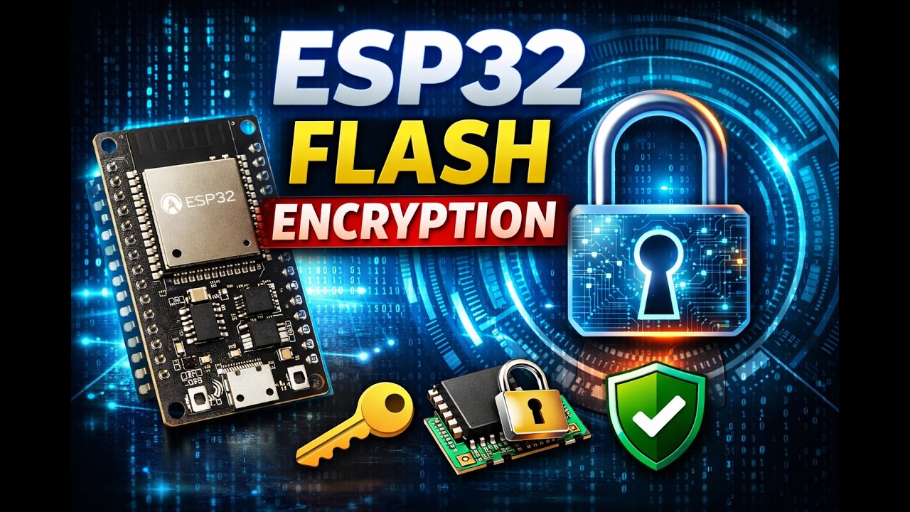 ESP32 Flash Encryption | Reflash Secure Firmware Step‑by‑Step - YouTube
