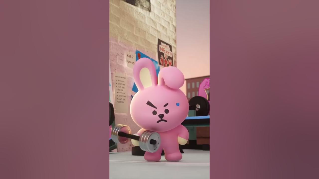 Bt21] Cooky'S Workout #Shorts - Youtube