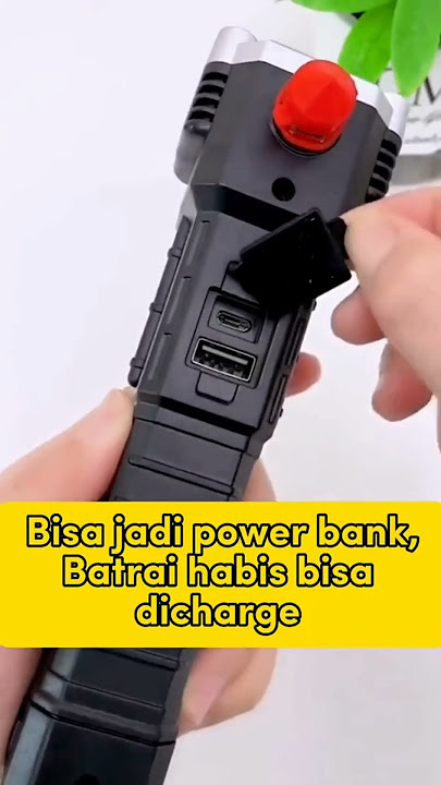 SENTER LED MULTIFUNGSI HAMMER EMERGENCY PLUS 4 MAGNET / SENTER CAS USB / EMERGENCY FLASHLIGHT