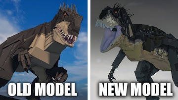 Jurassic Blocky Old Vs New REMODEL Scorpios Rex !