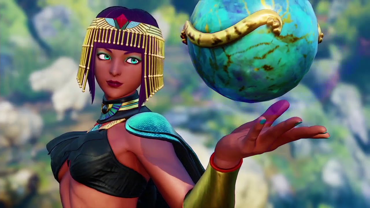 Street Fighter V Menat Swimsuit Dlc All Colors And Alts 2018 Youtube 