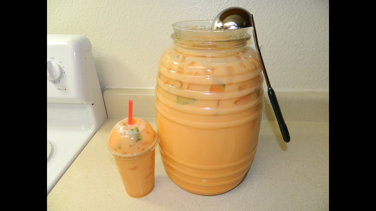 AGUA FRESCA DE HORCHATA Y MELON PARA NEGOCIO 