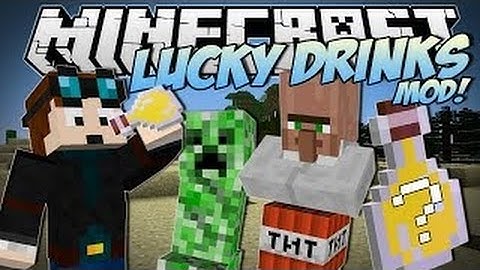 Minecraft   LUCKY DRINKS MOD! (Will YOU Get Lucky or EXPLODE!)   Mod Showcase