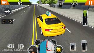 Permainan Mengemudi Mobil Taxi US Driver Simulator 2019 - Android Gameplay screenshot 5