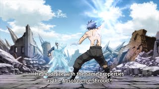 Fairy tail 2019 - Gray Fullbuster uses ice magic to fight Natsu Dragneel