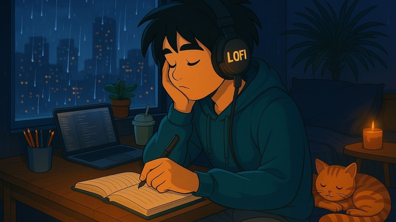 Rainy Night Study Session 🌧️ lofi hip hop mix - YouTube