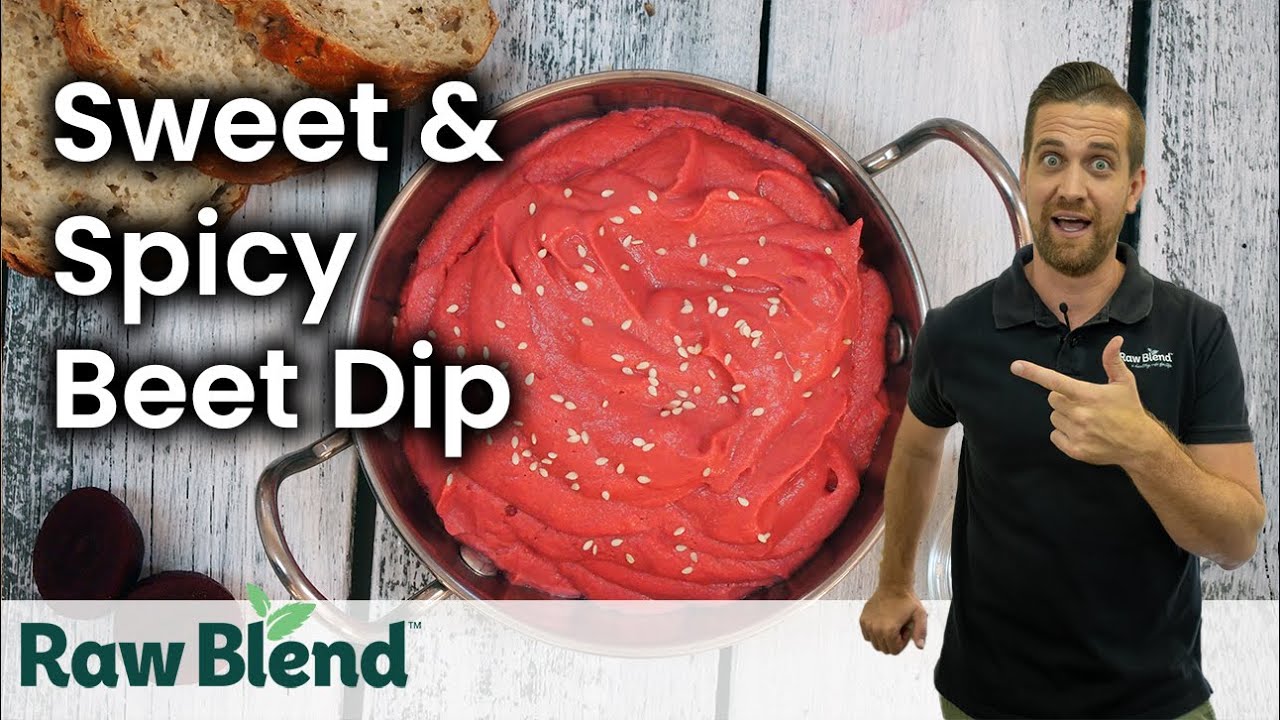 How to make a Sweet & Spicy Beetroot Dip in a Vitamix Blender | Recipe Video