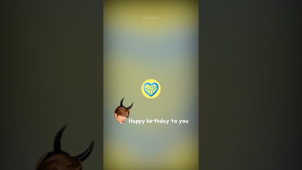 Jisung singing happy birthday with his deep voice