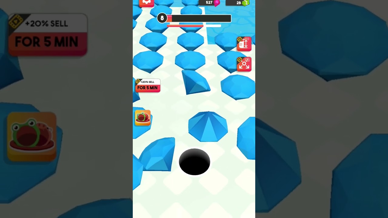 breaking physics and becoming a diamond in hoard master