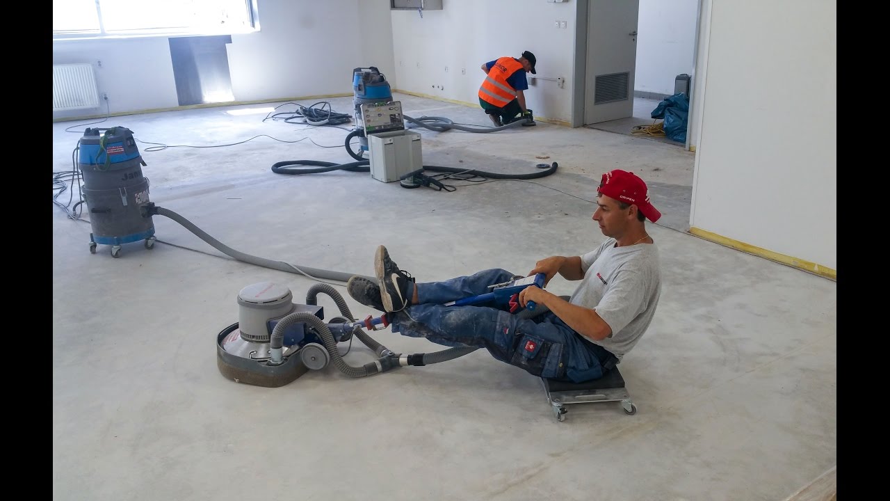 Vyrovnání nerovností betonové podlahy