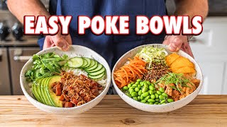 What is usually in a poke bowl?