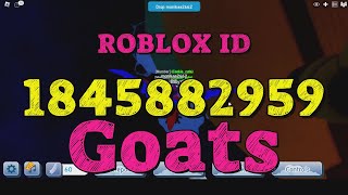 GOATS Roblox Song Codes