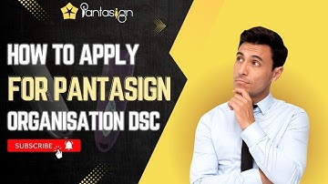 How to Apply for Pantasign Organizational DSC | Step-by-Step Guide for Businesses #pantasign #dsc